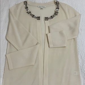Banana Republic Cardigan with Beaded Detail @ Neck